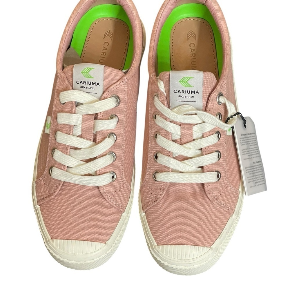 Cariuma OCA Low Rose Pink
Canvas Sneakers Men Size 6.5
Unisex Women 8 New - Picture 2 of 15